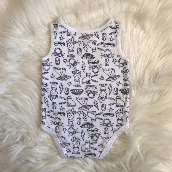 🔴Carter’s Baby Boy Tank Top Onesie SZ 9m 💙 - Picture 2 of 4